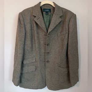 Lauren Ralph Lauren Tweed Lambs Wool blazer jacket